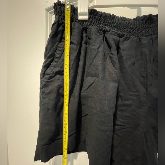 Ava & Viv Size 4X Black Linen Blend Shorts With Pockets!! - Picture 6 of 9